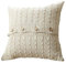 KYEQATY Sofa Cushion Covers Pillow Cover 18x18 Cable Knit Cotton Throw Pillow Cover with Buttons Decorative Scatter Cushions Cover with Easy Maintenance for Couch Sofa Bed