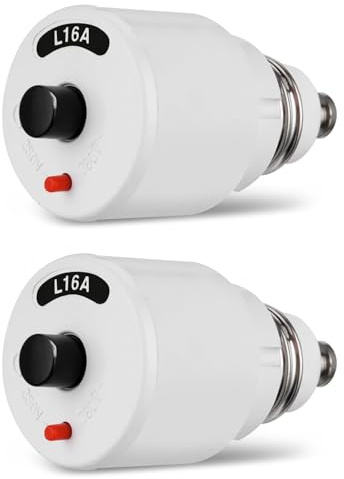 2 Stück Sicherungs Schraubautomat 16A (Sicherung für alte Elektroverteilung), Gewinde E27, L-Charakteristik, 230/400~240/415 (16A)