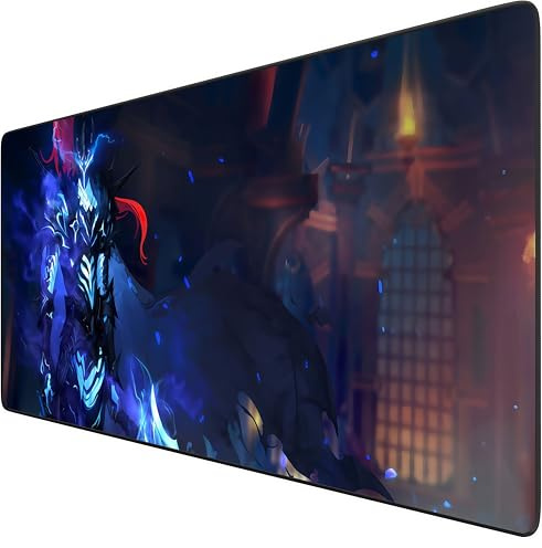 Das Solo Leveling Gaming-Mauspad mit rutschfester Unterseite, wasserdichter Oberfläche und verstärkten genähten Kanten ist die perfekte Wahl für Fans und Gamer. (XL)