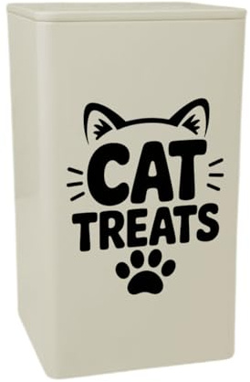 speecheese Dose 900ml Cat Treats mit Katzenlogo AufbewahrungsDose | praktische für lustige Katzenmomente