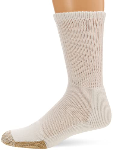 thorlos Herren TX Max Cushion Tennis Crew Socken - Weiß - Large