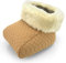 Fußsack Fußwärmer FUSA-NW-CAM-GOB Steppstoff mit echtem Merino Lammfell gefüttert 25mm camel-gobi