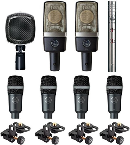 AKG – drum-set Premium Kit Batteria 8 Microfonos Drumset
