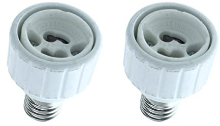 LEDLUX 2 pièces de base de douille d'adaptateur de convertisseur pour lampes à LED