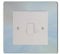 Focus Plastics SINGLE LIGHT SWITCH SOCKET MIRRORED CHROME EFFECT ACRYLIC SURROUND FINGER PLATE (Mirror)