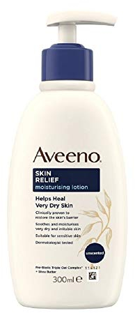 Multibuy 3x Aveeno Skin Relief Moisturising Lotion with Shea Butter - 300ml by Aveeno