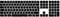 MiNGFi Arabisch Silikon Tastatur Schutz Abdeckung für Kabellos Magic Keyboard mit Ziffernblock (2017+) Modell A1843 EU/ISO Tastaturlayout - Schwarz