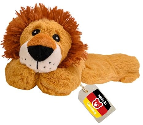 welliebellies® Peluche chauffante Lion 30 cm pour Four à Micro-Ondes