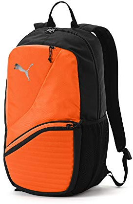 PUMA Rucksack ftblNXT Backpack, Puma Black-Shocking Orange, OSFA, 75573