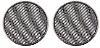 SimpleLife 1/2/3/4/5/6.5 Pulgadas Rejillas de Altavoz Funda Redonda Parrilla Protector Círculo Decorativo Círculo Decorativo Accesorios de Audio-ABS, Negro