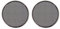 SimpleLife 1/2/3/4/5/6.5 Pulgadas Rejillas de Altavoz Funda Redonda Parrilla Protector Círculo Decorativo Círculo Decorativo Accesorios de Audio-ABS, Negro