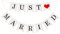 Just Married Girlande Vintage Rustikal Wimpelkette Banner mit Seil Hochzeitsgirlande als Deko für Hochzeit Fest Party Brautdusche Junggesellinnenabschied oder Foto Photo Booth Fotografie