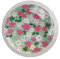 Lot de 4 boutons de tiroir mignons motif fleurs blanches et roses pour placard de cuisine, chambre à coucher, commode, salle de bain