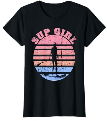 Sup Girl Stand Up Paddling Sup Damen T-Shirt