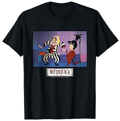 Beetlejuice and Lydia Super Shocked T-Shirt