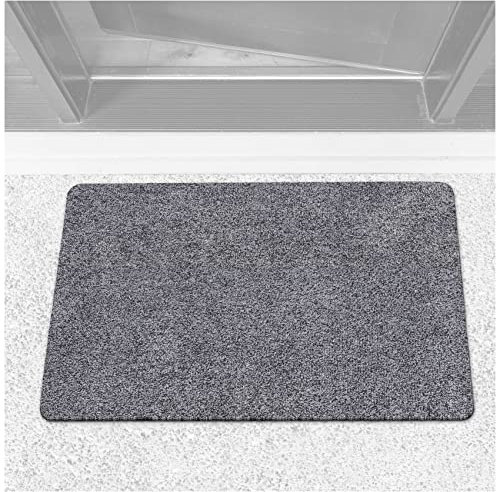 Schmutzfangteppich Matte Teppich Läufer Flurläufer Bodenbelag Schmutzfangläufer Sauberlaufmatte Meterware Dover Anthrazit 60x90cm