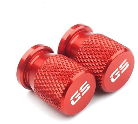 XENITE Motorrad Zubehör Rad Reifen Ventil Kappe Abdeckung for BMW F850GS F 850 ​​GS R1200GS R1250GS R 1200GS R1250 GS R 1250 GS LC ADV (Farbe : rot)