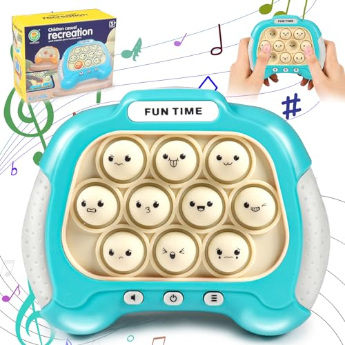 Pop Fidget Toy It Game, Console Di Gioco Fast Push Bubbles, Macchina Gioco Puzzle Pop, Pattern-Popping Game, Gioco Sensoriale di Decompressione, Pop Push It Game Controller per Ragazzi Ragazze (D)