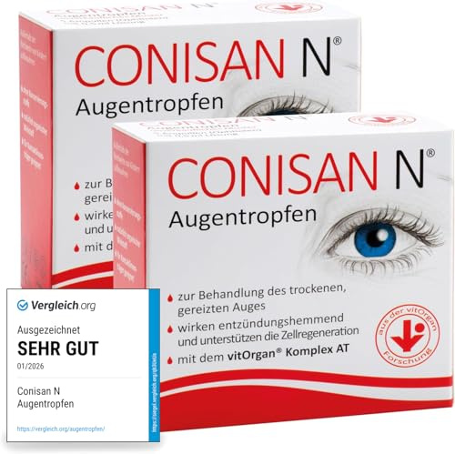 CONISAN N Augentropfen bei trockenen gereizten und müden Augen, Doppelpack