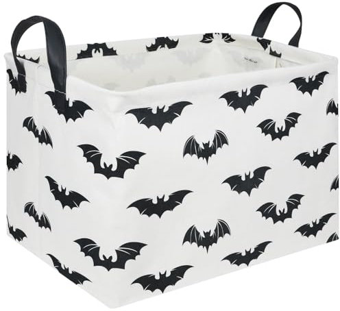 FXOCSHE Cesta de Pascua de Batman, cesta de almacenamiento plegable impermeable, decoración de juguetes de Batman, bonita cesta de almacenamiento de juguetes vacía para niños, contenedores