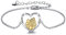 YDN-1 Schwester Armband 925 Sterling Silber Freundschaft Armband für 3 Damen Schmuck Geschenke für Schwester Freundinnen Geburtstagsgeschenk Weihnachtsgeschenke