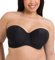 Curvy Kate Womens Luxe Strapless Bra, Jet Black, 32E UK