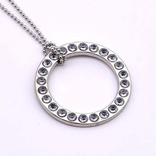 MOMOMAGE 1 x Schmuck Unendlichkeitsring Kette Zaubertricks Verbindungsring Magie für Magier Nahaufnahmen Zubehör Gimmick Requisiten Mentalismus Komödie