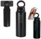 BillyO Bottle Gym and Sport Thermos with Adjustable Phone Holder/Tripod | 700ml Stainless Steel Insulated Bottle with MagSafe Leak-Proof Lid | Nozzled and Screw-Topped | 24 Hours Cold, 12 Hours Hot