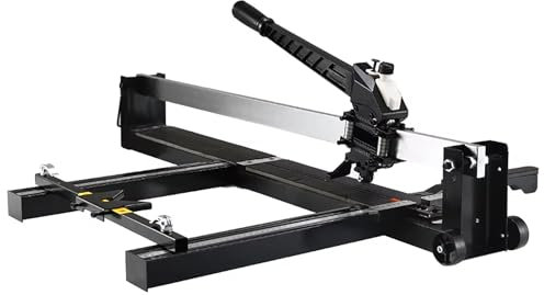 CHANGLKJ 1200mm Manual Ceramic Tile Cutter, High Precision Floor Tile Cutting Tool with Bonus Spare Cutter Wheels, All-Steel Frame and Precision Cutting, Foldable, for Wall Bricks, Ceramic Plates