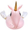 VICASKY Einhorn Schwimmbett Aufblasbarer Kinderpool Aufblasbarer Pool Aufblasbarer Kleinkind Pool Flamingo Tragbares Schwimmbad Für Erwachsene Aufblasbarer Pool Aus PVC