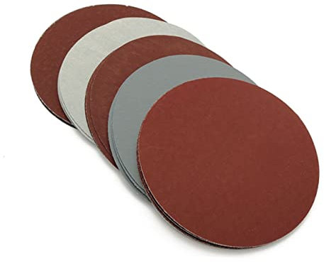 OKUMEYR 25stücke Rund Schleifscheiben Sandpapier Grit Grit Für Oberflächenbearbeitung Und Polieren Feuchtigkeits Und Hitzebeständig