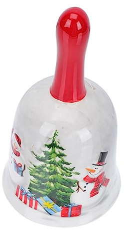 BESPORTBLE Porzellan Weihnachtsglocke - Handglocke Für Weihnachten - Tischglocke Aus Keramik Dekorative Porzellanglocke Für Festlichkeiten Schule Und Restaurant Elegante