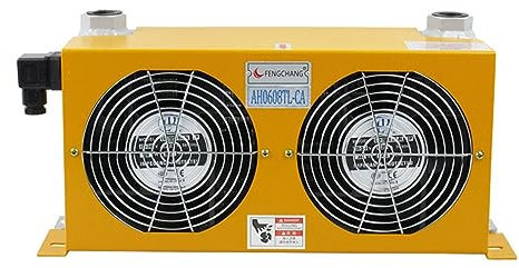 Raffreddatore ad aria idraulico 2.4KW Radiatore dell'olio Serie AF Radiatori dell'olio idraulici in alluminio con alette a piastra 60L / MIN Facile e comodo da usare(12)