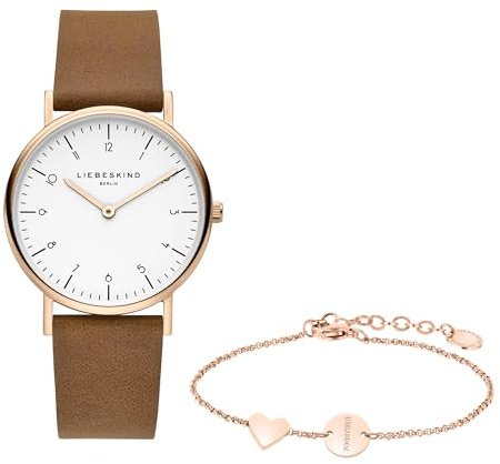 Liebeskind Berlin Set Armbanduhr & Armband LS-0137-LQB Lederband