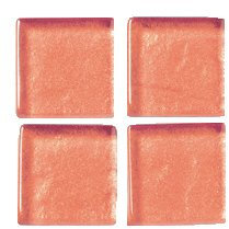 Metallic Mosaiksteine 15mm Rot