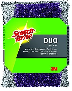 Scotch-Brite 43980 - Estropajo de Acero Inoxidable, Gris