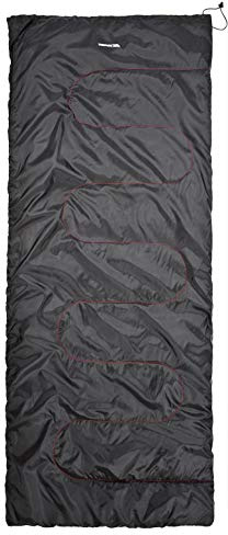Trespass Envelop Hollowfibre 3 Season Single Sleeping Bag for Travel Camping