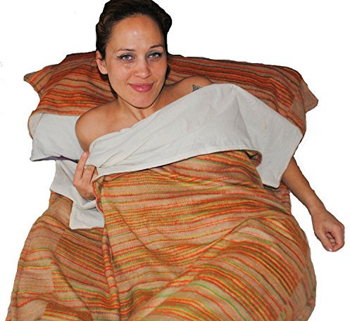 Die Original-Fair-Trade-tibetischen Yak Wolle Woll-Schlafsack (Multicolour (Nicht gezeichnet))