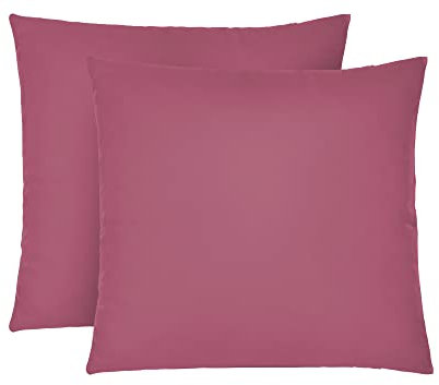 biberna Feinjersey Kopfkissenbezug 0077144 2X 40x40 cm brombeer