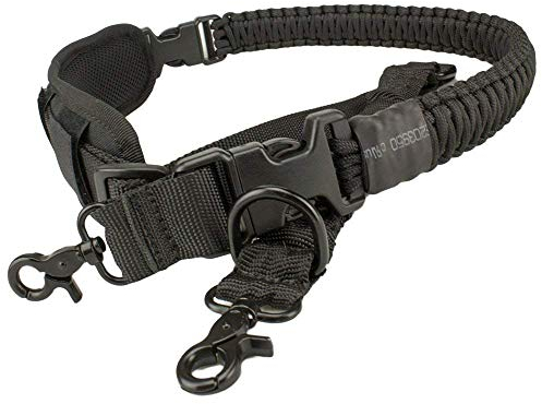 550 Paracord Sling 2 Punkt Gewehrriemen Multifunktions Nylon Jagdgurt Mit Schulterpolster Umsetzbare Punktlänge Einstellbar