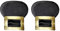 W WIDMANN MILANO Party Fashion 00082 - Schuhschnallen, aus Metall, Zubehör für Schuhe, 18. und 19. Jahrhundert, Vampir, Karneval, Mottoparty, Halloween