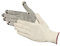 Jah 5010 Baumwoll-Strickhandschuh 12 Paar Noppen leicht natur Gr. 10
