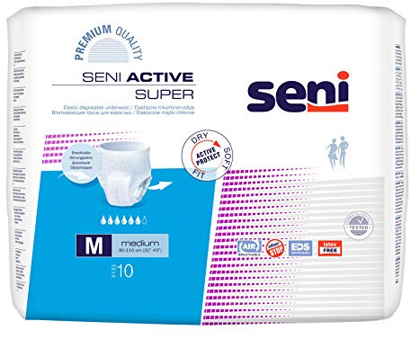 Seni Active Super Inkontinenzslip Einmal M, 10 St, 10 St