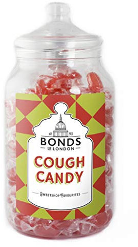 Bonds of London Cough Candy Jar, Vegetarian, Retro Hard Gift Sweets, 1.7 Kg (Pack of 1)