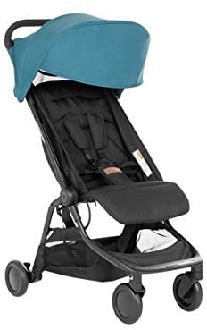 Mountain Buggy Nano V3 (2020+) Kinderwagen in der Farbe teal inkl. Reisetasche