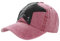 dy_mode Damen Kappe Basecap Baseball Cap Mütze Schirmmütze mit Pailletten Stern - K100 (K100-Rot)