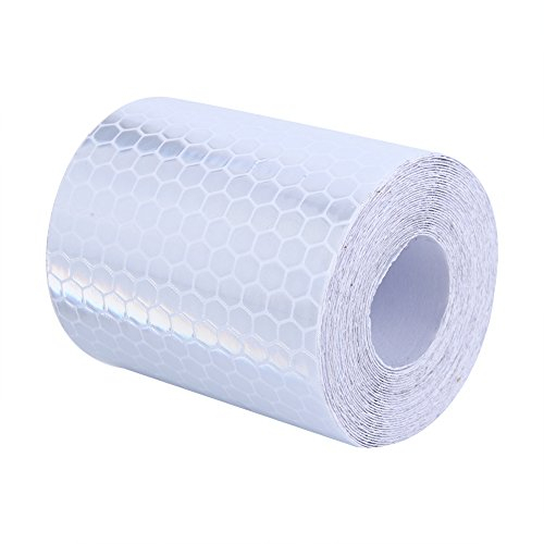 Reflektierendes Klebeband, Reflektorband Reflektor Folie 5cm x 300cm Eflektierendes Klebeband Reflektierendes Sicherheitswarnband Filmaufkleber Selbstklebendes Sicherheitsband für PKW LKW Motorra