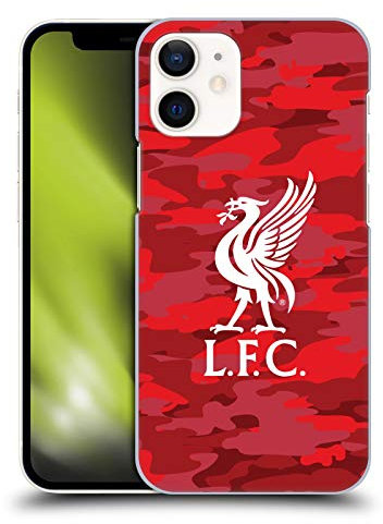Head Case Designs Officially Licensed Liverpool Football Club Home Colourways Liver Bird Camou Hard Back Case Compatible With Apple iPhone 12 Mini