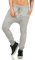 Malito – Damen Jogginhose Baggy aus Baumwolle – Sweathose mit elastischem Bund – Low-Waist Haremshose – Sweatpants Pumphose 8023 (Grau)
