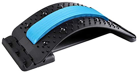 Dispositivo di allenamento per la schiena, dispositivo per il fitness, per il rilassamento e la correzione della postura, per alleviare il mal di schiena (blu)